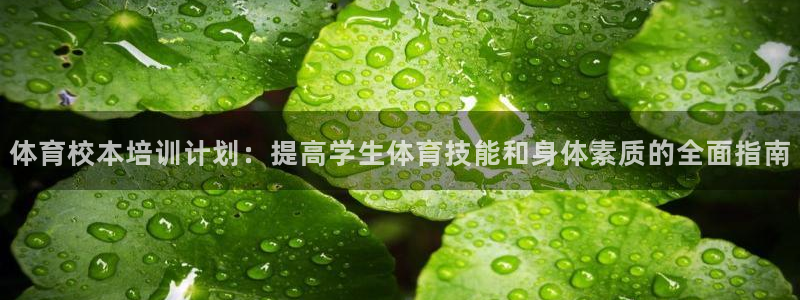 富联平台登录注册账号：体育校本培训计划：提高学生体育